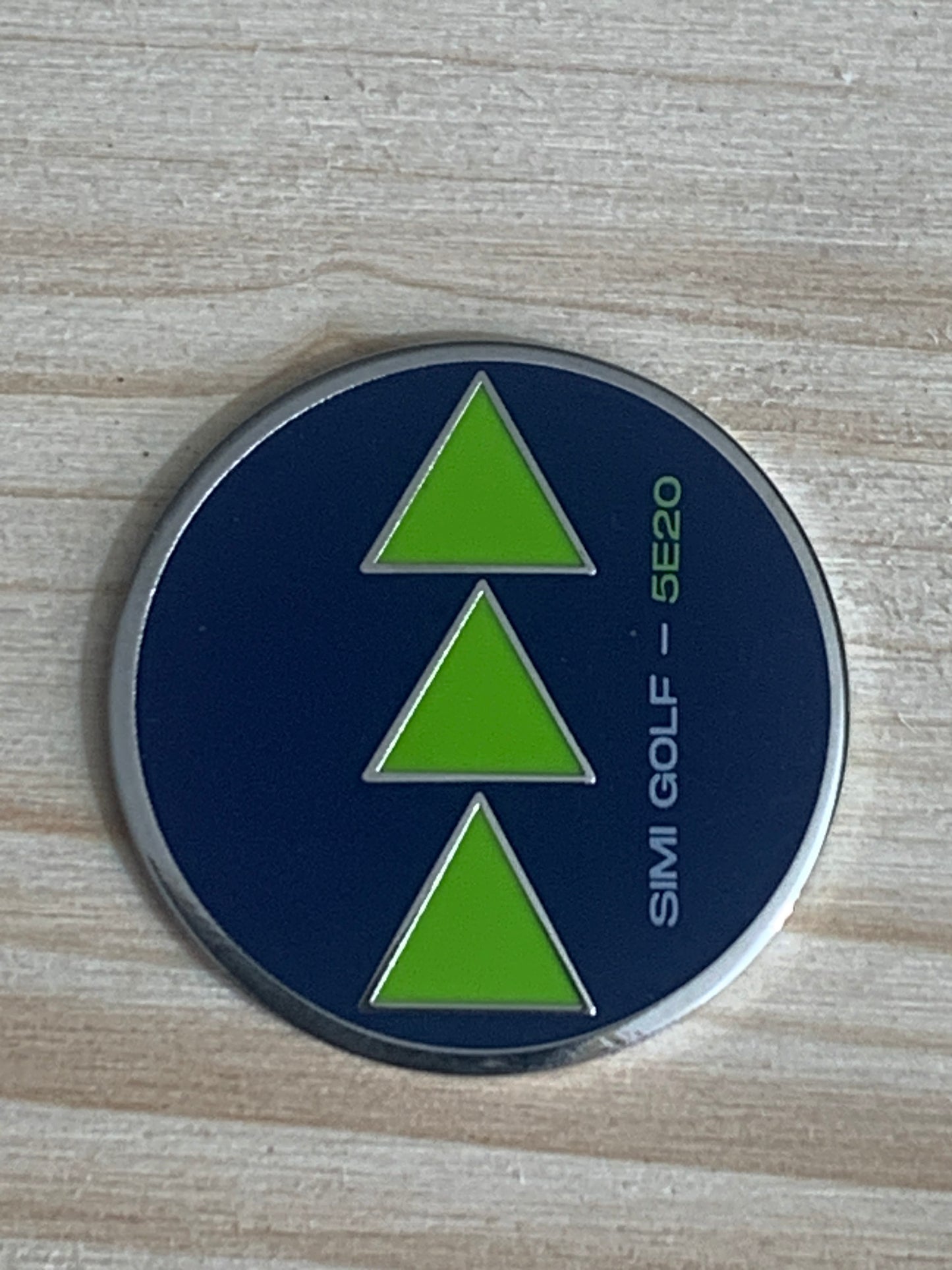 Single- or double-sided custom logo ball marker