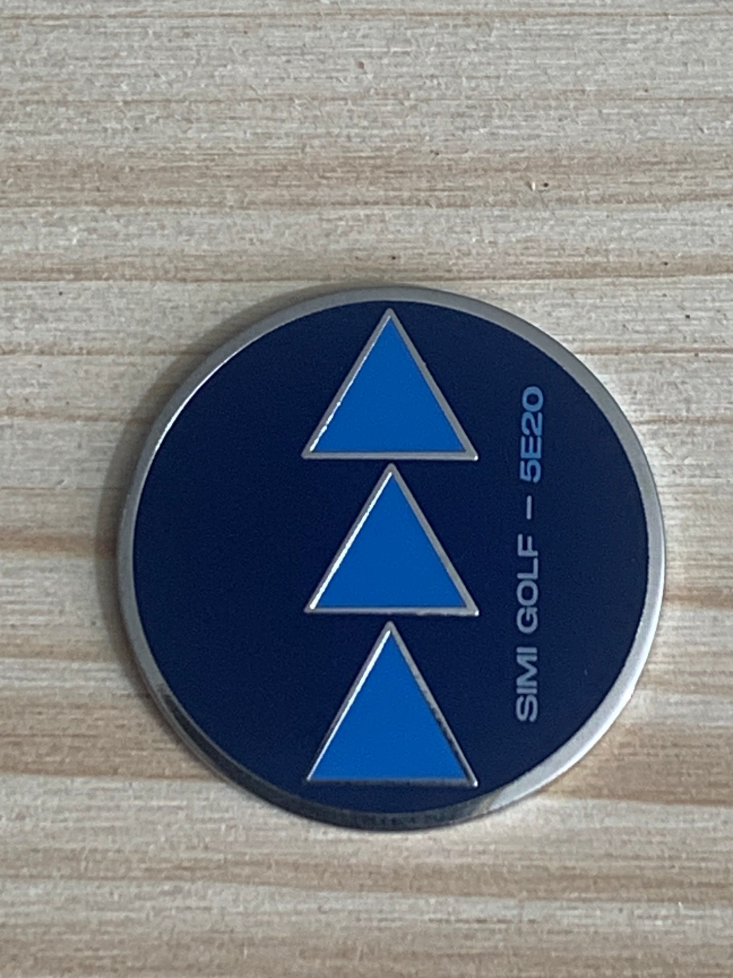 Single- or double-sided custom logo ball marker