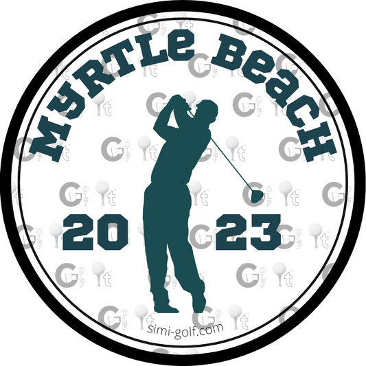 Golf decal "Custom"