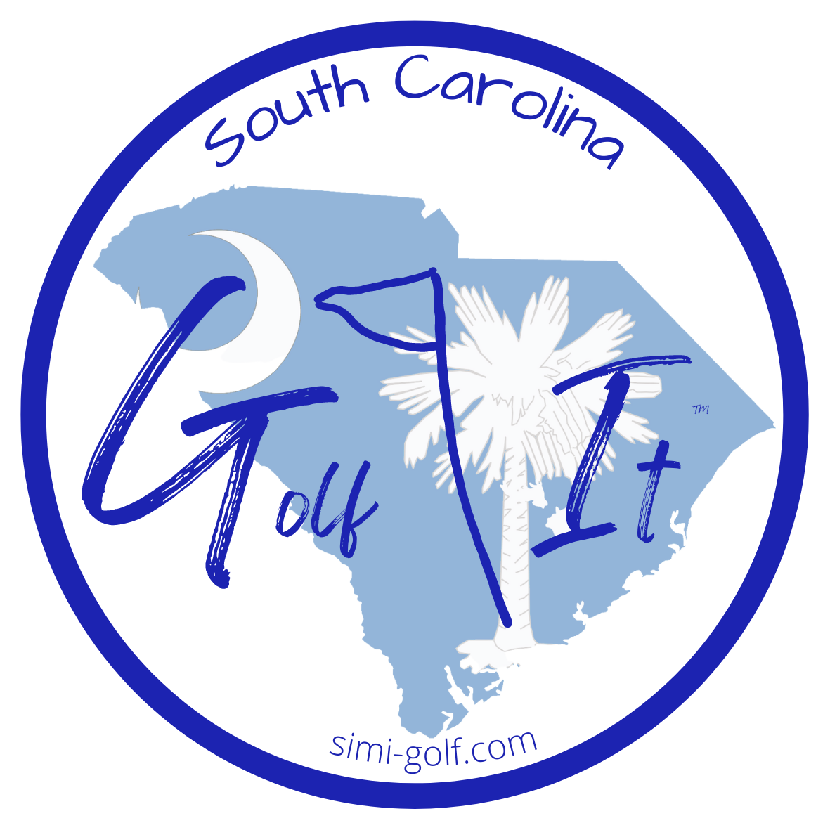 Golf Decal - South Carolina